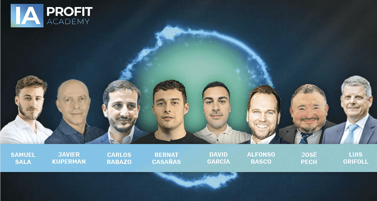 Bernat Casañas y el equipo de IA Profit Academy
