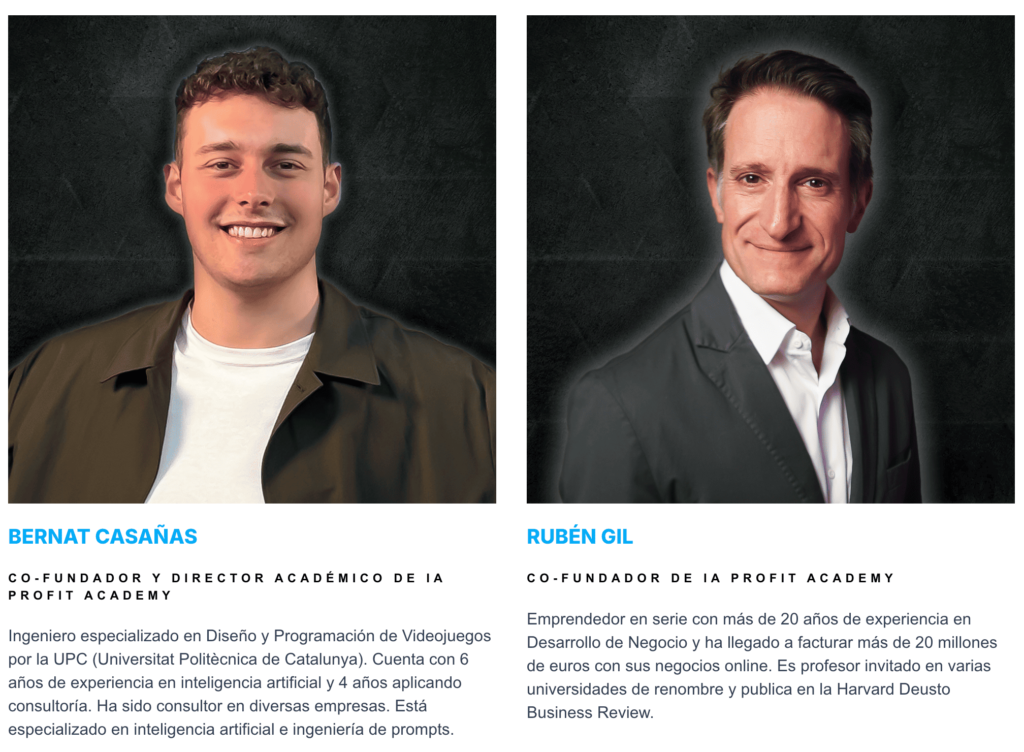Bernat Casañas cofundador de IA Profit Academy